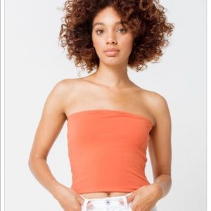 Orange tube top